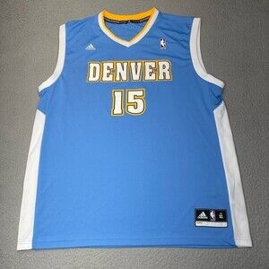 Denver Nuggets Carmelo Anthony Basketball Jersey Extra Large Blue NBA adidas '11